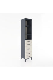 Hyperion Dolap 3 Raflı 5 Çekmeceli 44x44x221 - S61M141V4B