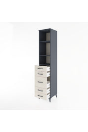 Hyperion Dolap 3 Raflı 5 Çekmeceli 44x44x221 - S61M141V4B