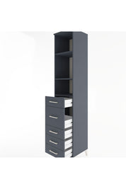 Hyperion Dolap 3 Raflı 5 Çekmeceli 44x44x221 - S61M142V5B