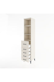 Hyperion Dolap 3 Raflı 5 Çekmeceli 44x44x221 - S61M143V1B