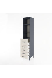 Hyperion Dolap 3 Raflı 5 Çekmeceli 44x44x221 - S61M143V4B