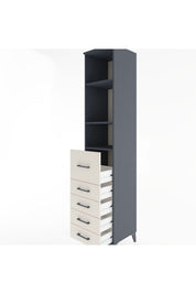 Hyperion Dolap 3 Raflı 5 Çekmeceli 44x44x221 - S61M143V4B