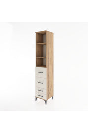 Hyperion Dolap 3 Raflı 4 Çekmeceli 44x44x221 - S61M144V7B