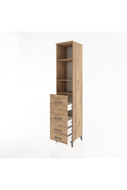Hyperion Dolap 3 Raflı 4 Çekmeceli 44x44x221 - S61M144V9B