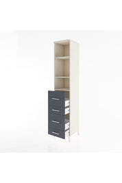 Hyperion Dolap 3 Raflı 4 Çekmeceli 44x44x221 - S61M146V2B