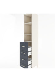 Hyperion Dolap 3 Raflı 4 Çekmeceli 44x44x221 - S61M146V2B