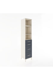 Hyperion Dolap 3 Raflı 4 Çekmeceli 44x44x221 - S61M147V2B