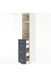 Hyperion Dolap 3 Raflı 4 Çekmeceli 44x44x221 - S61M147V2B