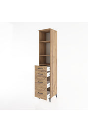 Hyperion Dolap 3 Raflı 4 Çekmeceli 44x44x221 - S61M147V9B