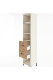 Hyperion Dolap 3 Raflı 2 Çekmeceli 44x44x221 - S61M149V3B