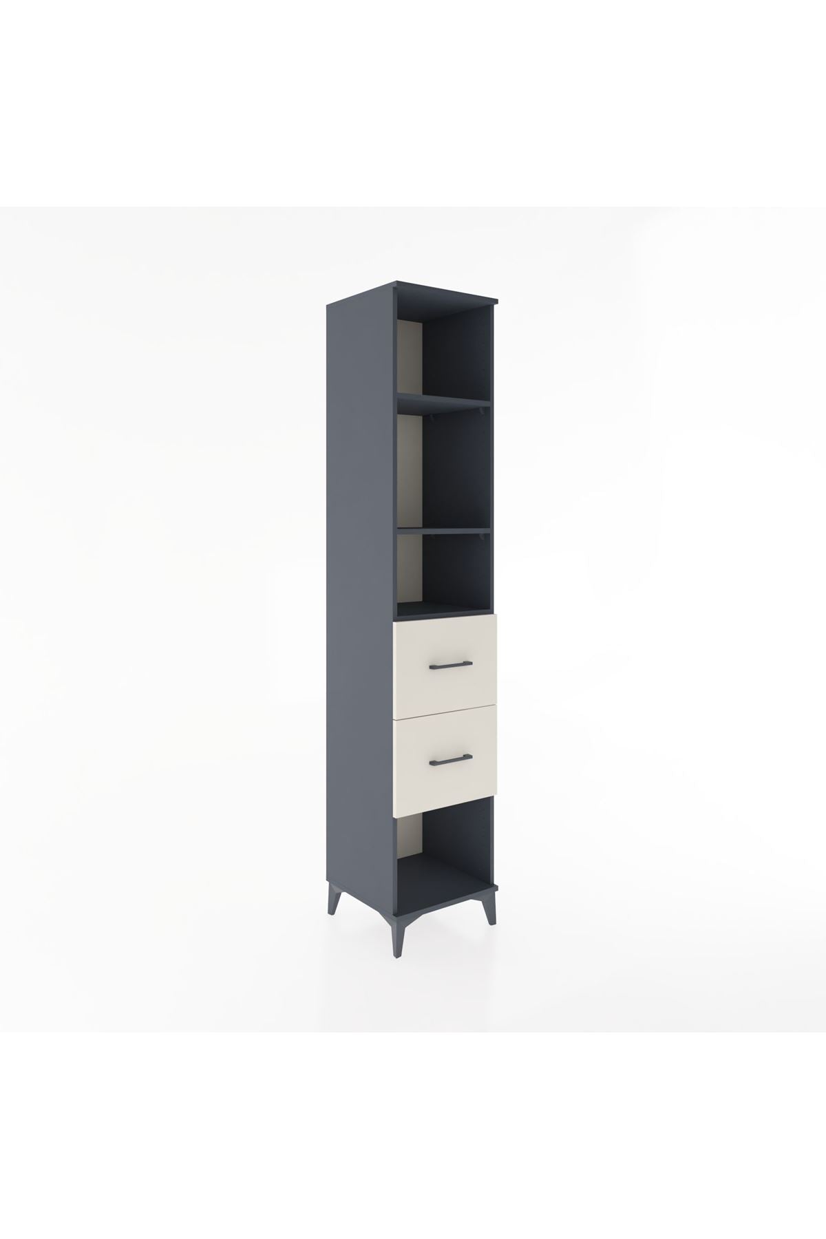 Hyperion Dolap 3 Raflı 2 Çekmeceli 44x44x221 - S61M149V4B