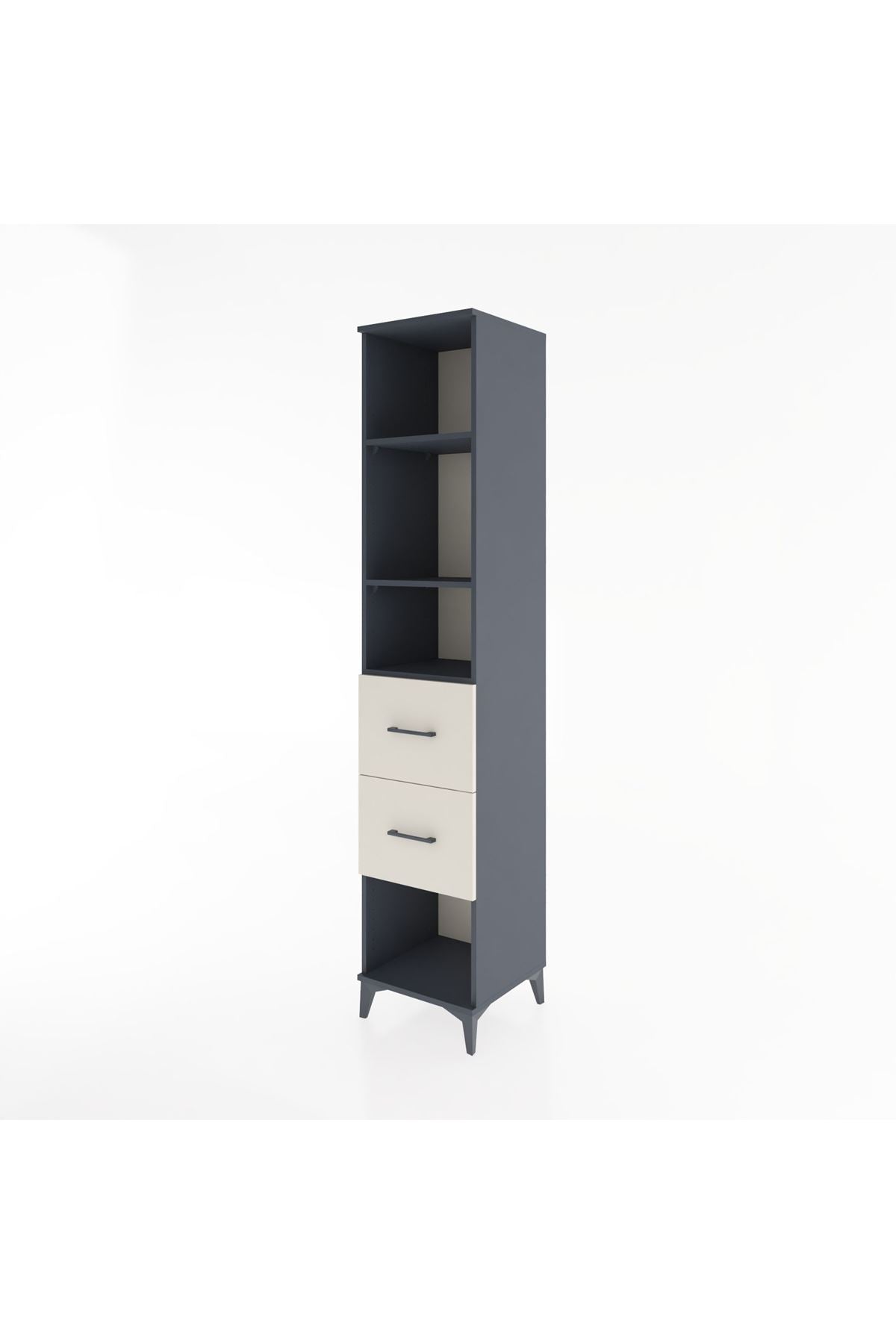 Hyperion Dolap 3 Raflı 2 Çekmeceli 44x44x221 - S61M149V4B