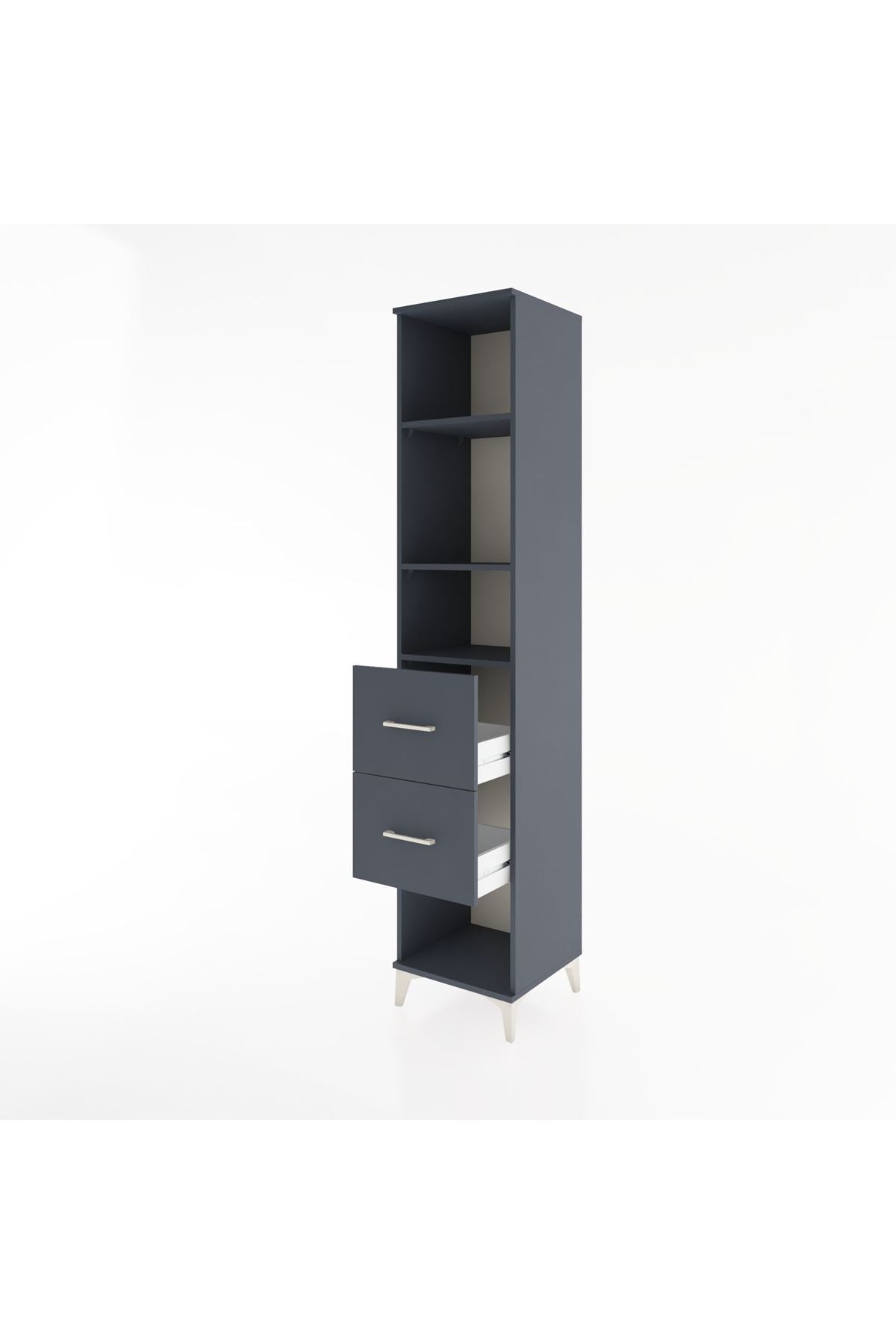 Hyperion Dolap 3 Raflı 2 Çekmeceli 44x44x221 - S61M149V5B