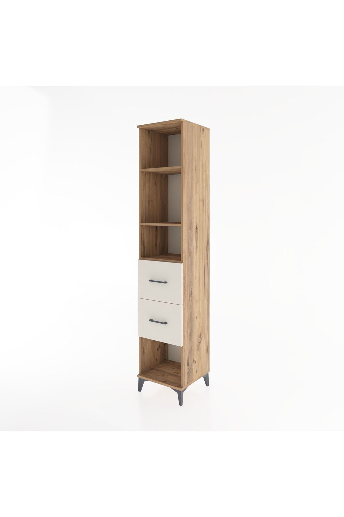 Hyperion Dolap 3 Raflı 2 Çekmeceli 44x44x221 - S61M149V7B