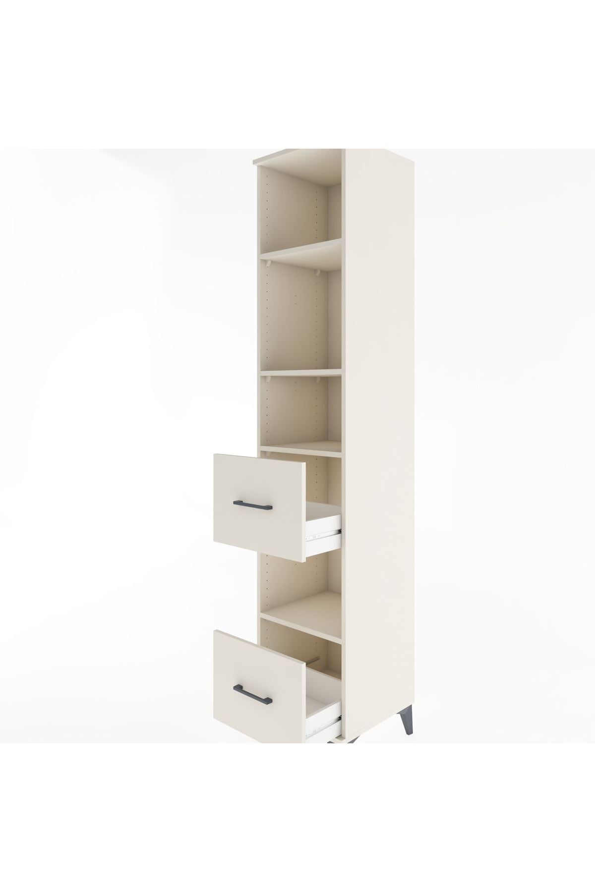 Hyperion Dolap 4 Raflı 2 Çekmeceli 44x44x221 - S61M150V1B