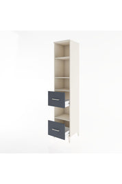 Hyperion Dolap 4 Raflı 2 Çekmeceli 44x44x221 - S61M150V2B
