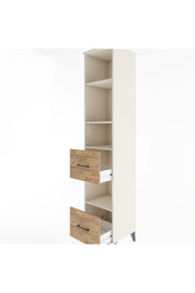 Hyperion Dolap 4 Raflı 2 Çekmeceli 44x44x221 - S61M150V3B