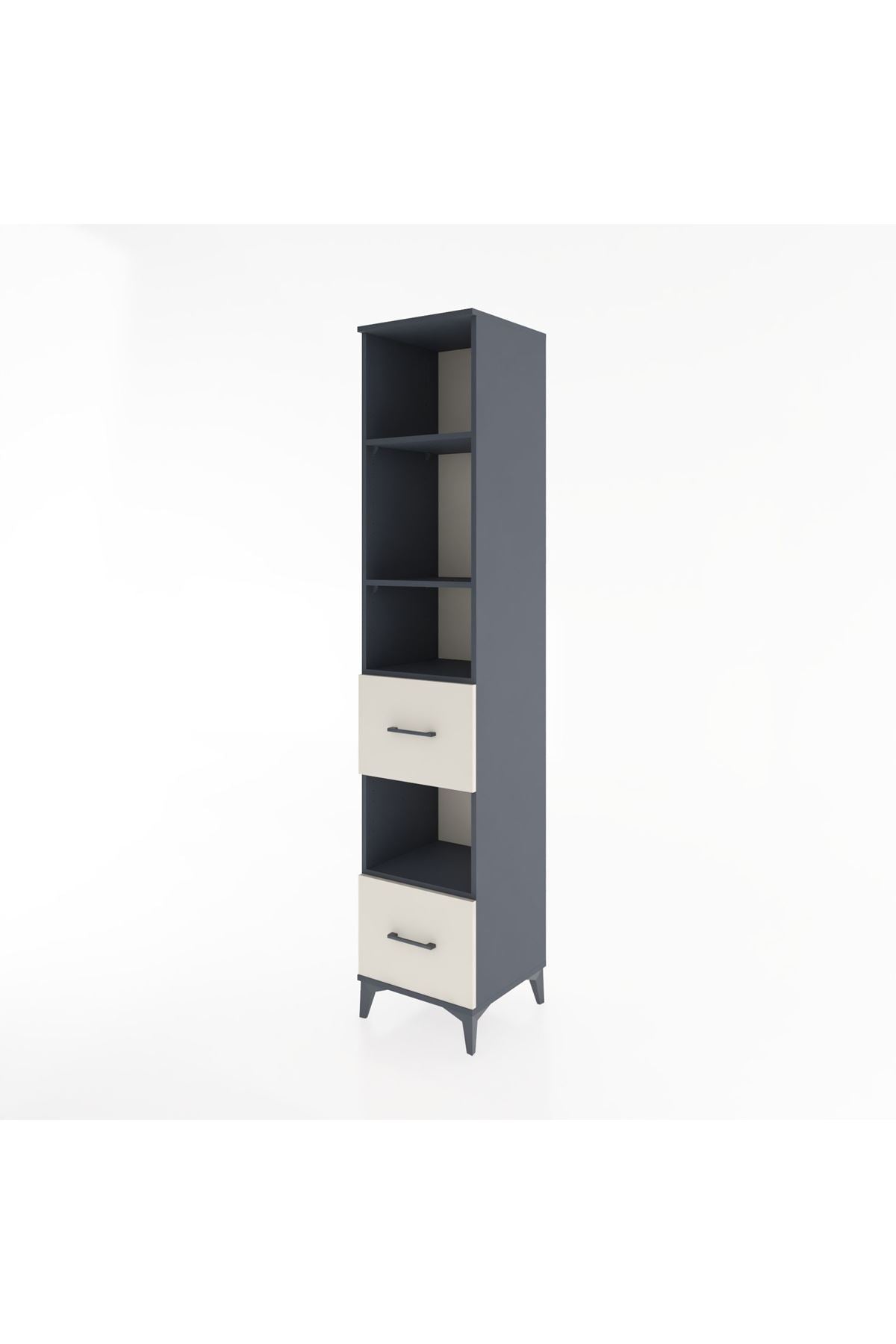 Hyperion Dolap 4 Raflı 2 Çekmeceli 44x44x221 - S61M150V4B