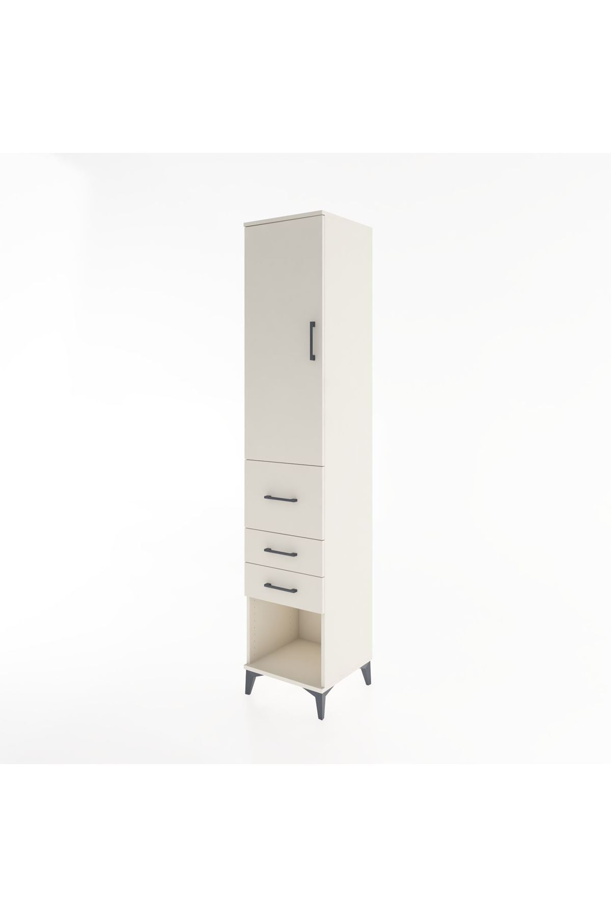 Hyperion Dolap 2 Raflı 3 Çekmeceli Tek Askılı 44x44x221 - S61M151V1B