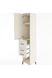 Hyperion Dolap 2 Raflı 3 Çekmeceli Tek Askılı 44x44x221 - S61M151V1B