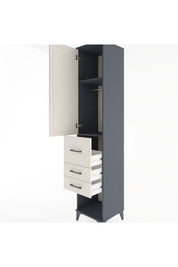 Hyperion Dolap 2 Raflı 3 Çekmeceli Tek Askılı 44x44x221 - S61M151V4B