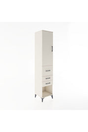 Hyperion Dolap 3 Raflı 3 Çekmeceli Tek Kapaklı 44x44x221 - S61M152V1B