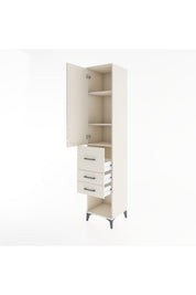 Hyperion Dolap 3 Raflı 3 Çekmeceli Tek Kapaklı 44x44x221 - S61M152V1B