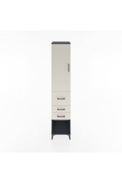 Hyperion Dolap 3 Raflı 3 Çekmeceli Tek Kapaklı 44x44x221 - S61M152V4B