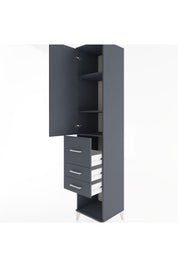 Hyperion Dolap 3 Raflı 3 Çekmeceli Tek Kapaklı 44x44x221 - S61M152V5B