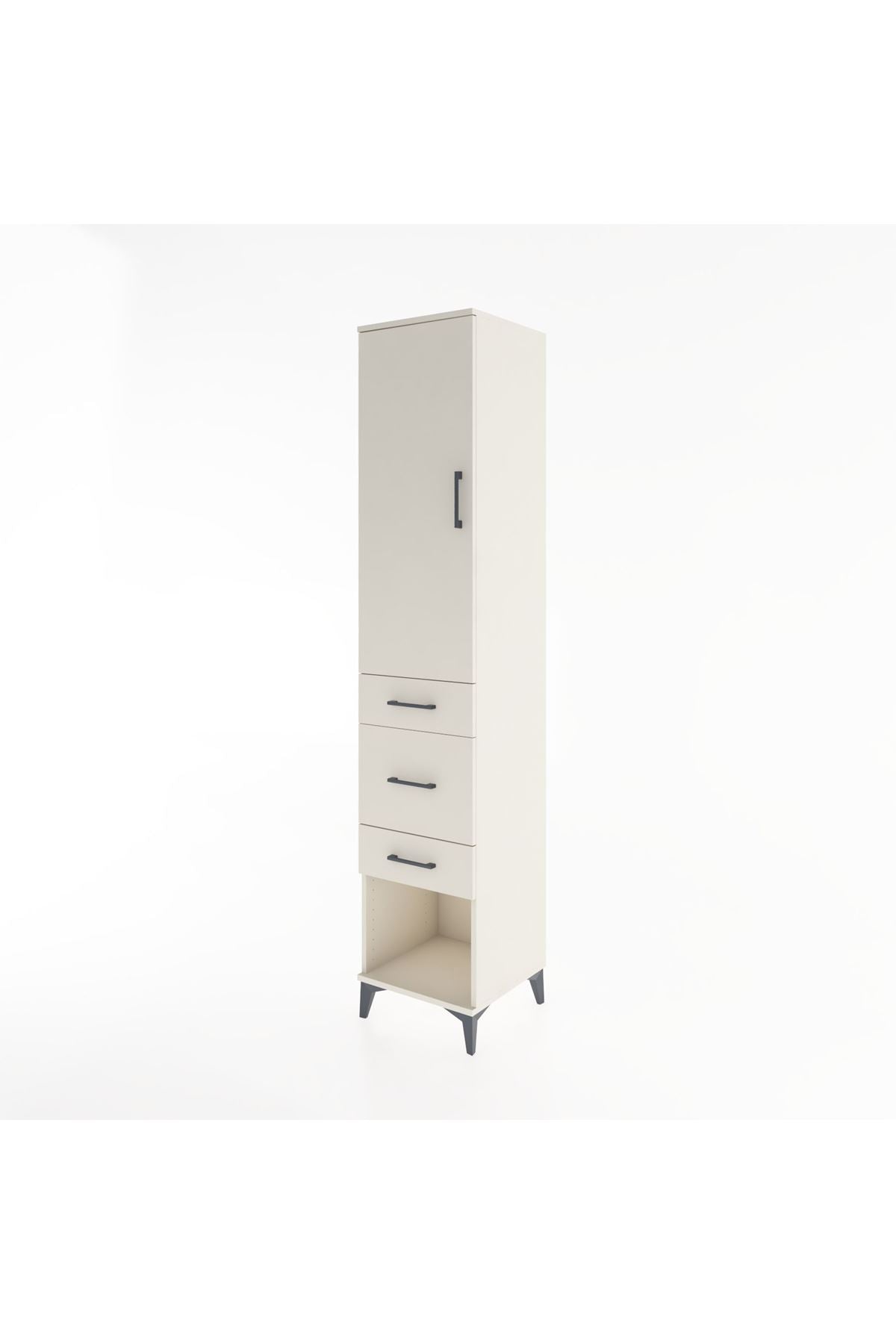 Hyperion Dolap 2 Raflı 3 Çekmeceli Tek Askılı 44x44x221 - S61M153V1B