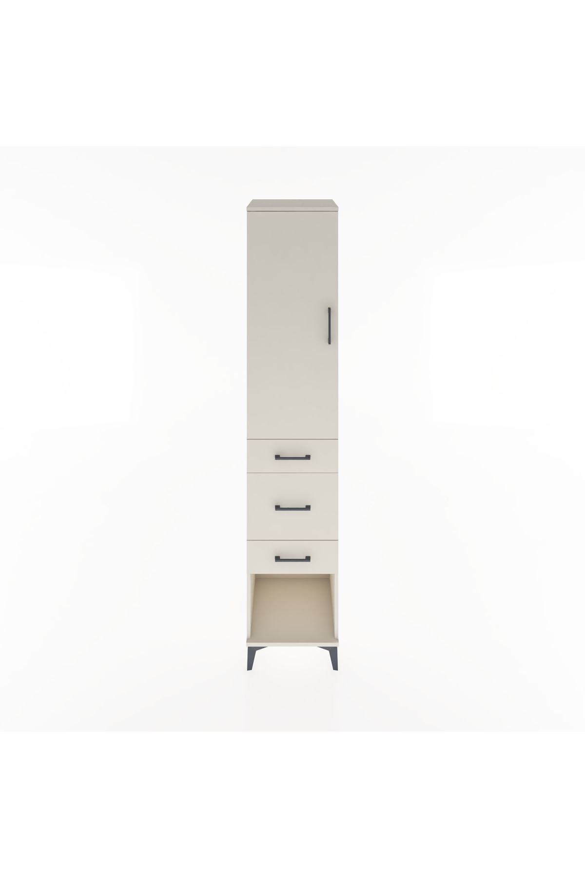 Hyperion Dolap 2 Raflı 3 Çekmeceli Tek Askılı 44x44x221 - S61M153V1B
