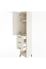 Hyperion Dolap 2 Raflı 3 Çekmeceli Tek Askılı 44x44x221 - S61M153V1B