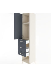 Hyperion Dolap 2 Raflı 3 Çekmeceli Tek Askılı 44x44x221 - S61M153V2B