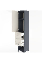 Hyperion Dolap 2 Raflı 3 Çekmeceli Tek Askılı 44x44x221 - S61M153V4B