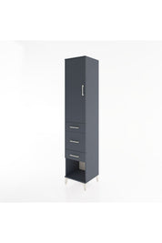 Hyperion Dolap 2 Raflı 3 Çekmeceli Tek Askılı 44x44x221 - S61M153V5B