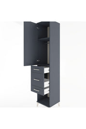 Hyperion Dolap 2 Raflı 3 Çekmeceli Tek Askılı 44x44x221 - S61M153V5B
