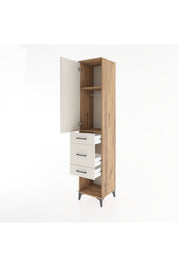 Hyperion Dolap 2 Raflı 3 Çekmeceli Tek Askılı 44x44x221 - S61M153V7B
