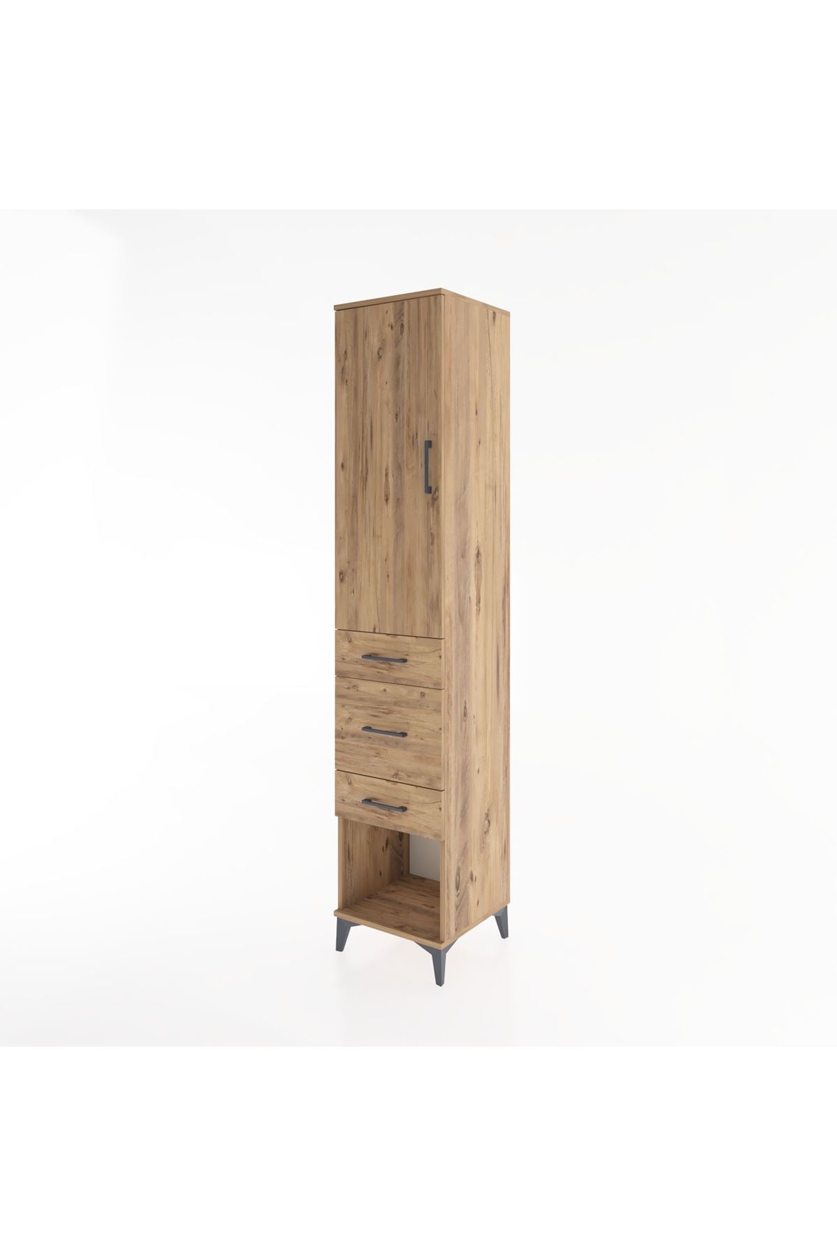 Hyperion Dolap 2 Raflı 3 Çekmeceli Tek Askılı 44x44x221 - S61M153V9B