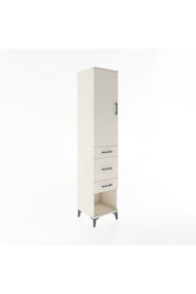 Hyperion Dolap 3 Raflı 3 Çekmeceli Tek Kapaklı 44x44x221 - S61M154V1B