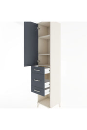 Hyperion Dolap 3 Raflı 3 Çekmeceli Tek Kapaklı 44x44x221 - S61M154V2B