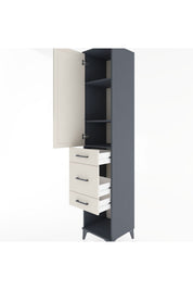 Hyperion Dolap 3 Raflı 3 Çekmeceli Tek Kapaklı 44x44x221 - S61M154V4B