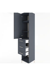 Hyperion Dolap 3 Raflı 3 Çekmeceli Tek Kapaklı 44x44x221 - S61M154V5B