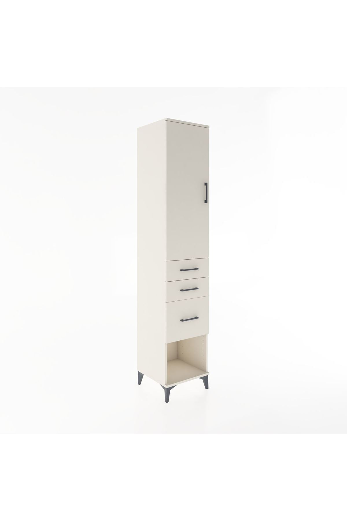Hyperion Dolap 2 Raflı 3 Çekmeceli Tek Askılı 44x44x221 - S61M157V1B