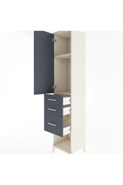 Hyperion Dolap 2 Raflı 3 Çekmeceli Tek Askılı 44x44x221 - S61M157V2B
