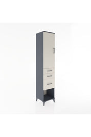 Hyperion Dolap 2 Raflı 3 Çekmeceli Tek Askılı 44x44x221 - S61M157V4B