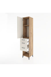 Hyperion Dolap 2 Raflı 3 Çekmeceli Tek Askılı 44x44x221 - S61M157V7B