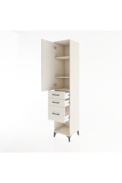 Hyperion Dolap 3 Raflı 3 Çekmeceli Tek Kapaklı 44x44x221 - S61M158V1B