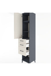 Hyperion Dolap 3 Raflı 3 Çekmeceli Tek Kapaklı 44x44x221 - S61M158V4B