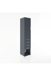 Hyperion Dolap 3 Raflı 4 Çekmeceli Tek Kapaklı 44x44x221 - S61M160V5B