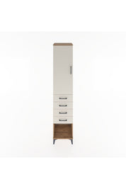 Hyperion Dolap 3 Raflı 4 Çekmeceli Tek Kapaklı 44x44x221 - S61M160V7B